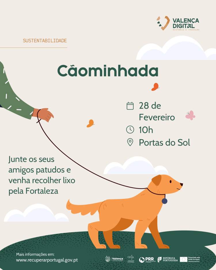 Cãominhada na Fortaleza de Valença