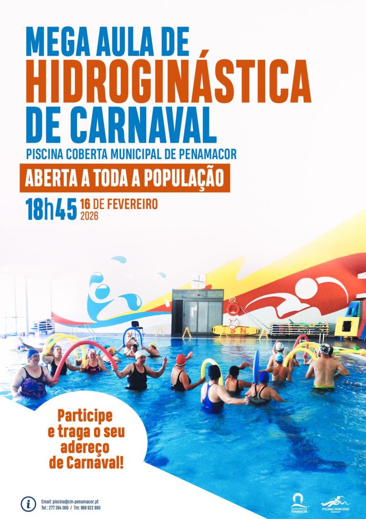 Mega Aula de Hidroginástica de Carnaval