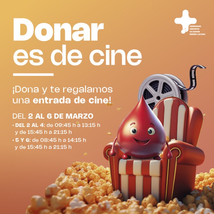 Donar es de cine