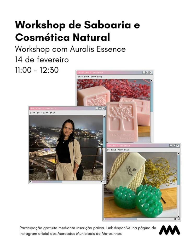 Workshop de Saboaria e Cosmética Natural
