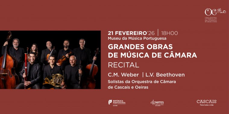 'Grandes Obras de Música de Câmara', recital pela OCCO - Orquestra de Câmara de Cascais e Oeiras