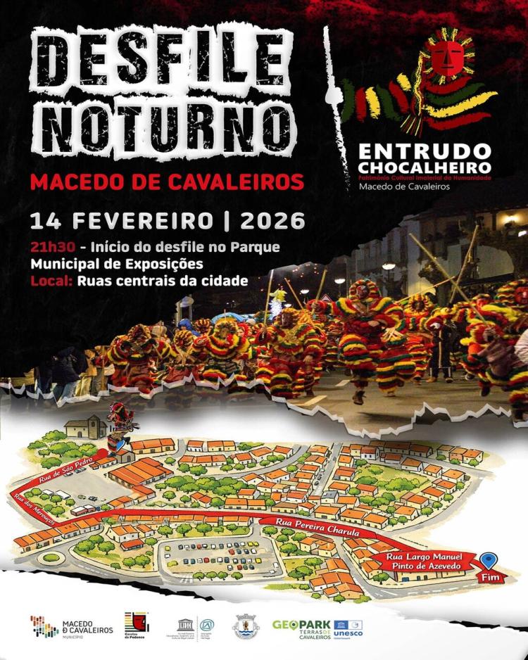 Desfile Noturno - Entrudo Chocalheiro 2026