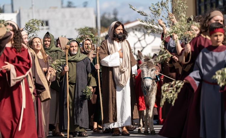 Entrada Triunfal de Jesus em Jerusalém – ‘na cidade humana’