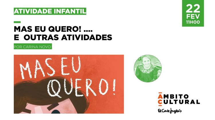 Hora do conto com Carina Novo — “Mas eu quero!... e outras aventuras”