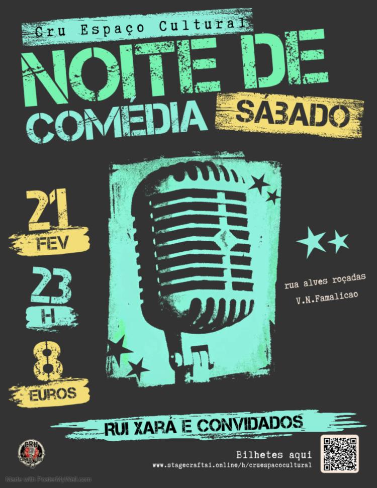 Cru Clube de Comédia - Rui Xará e Convidados