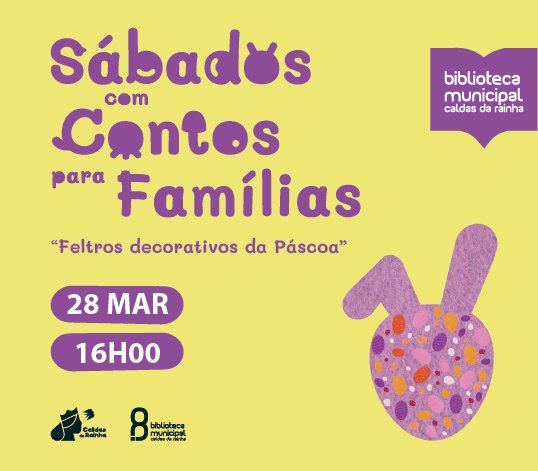 Sábados com Contos para Famílias: Feltros decorativos da Páscoa