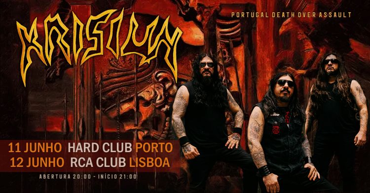 KRISIUN -'Portugal Death Over Assault' - LISBOA