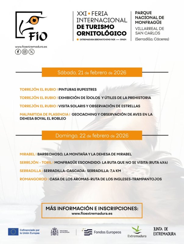 FIO 2026 | XXI Feria Internacional de Turismo Ornitológico