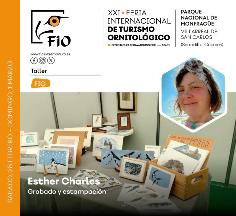 Taller de grabado y estampación, por Esther Charles