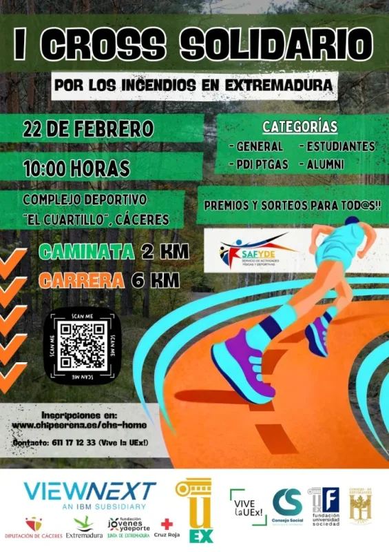 I Cross Solidario por los Incendios en Extremadura