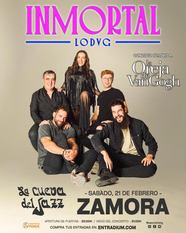 CONCIERTO: INMORTAL - tributo a la Oreja de Van Gogh