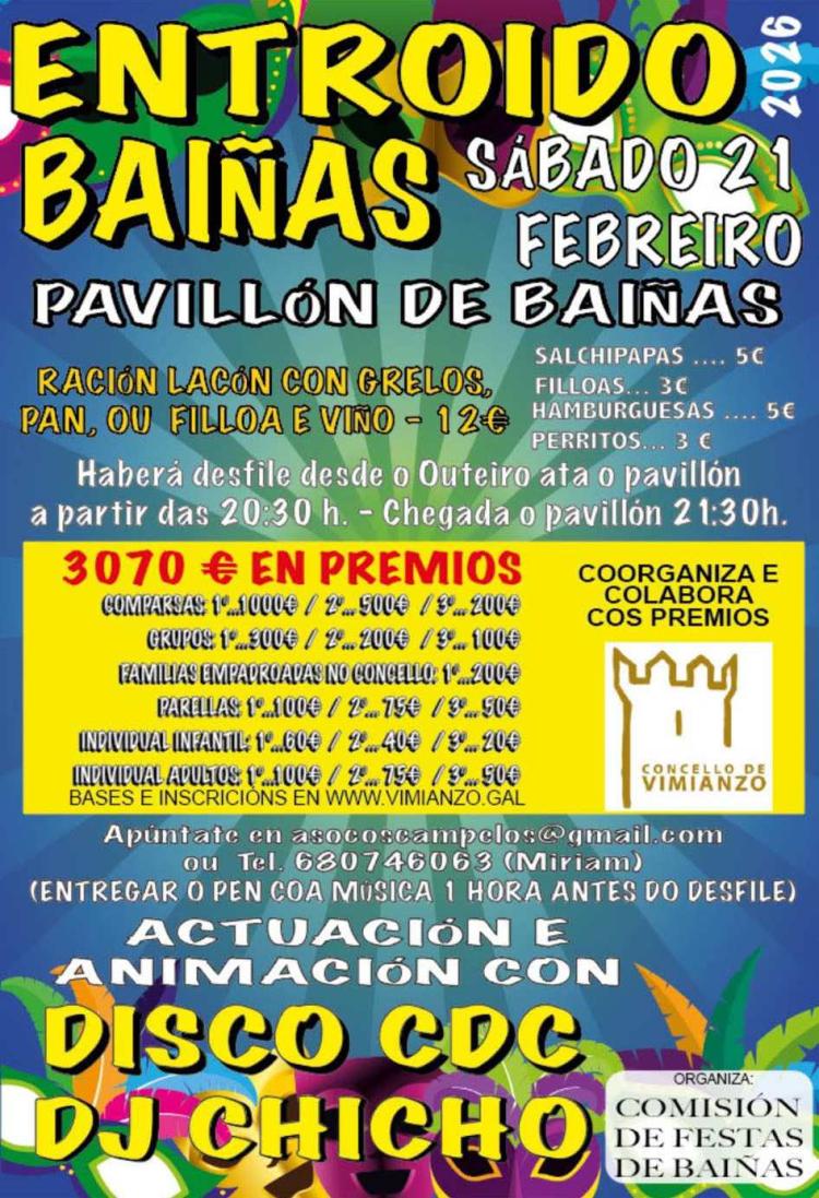 Entroido de Baiñas 2026