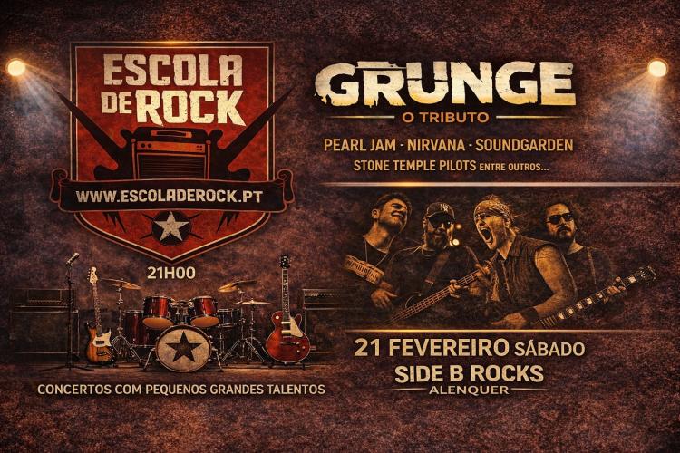 ESCOLA DE ROCK + GRUNGE O TRIBUTO - Side B Rocks
