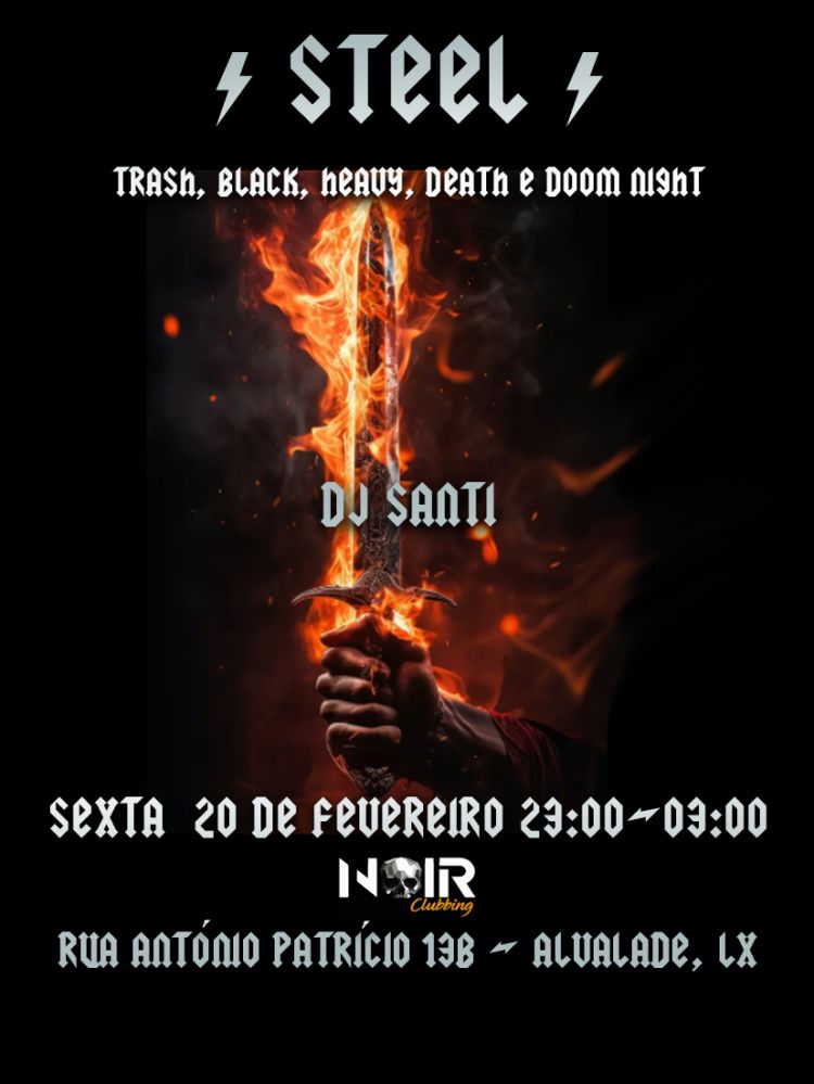 STEEL - Trash, Black, Heavy, Death & Doom Night