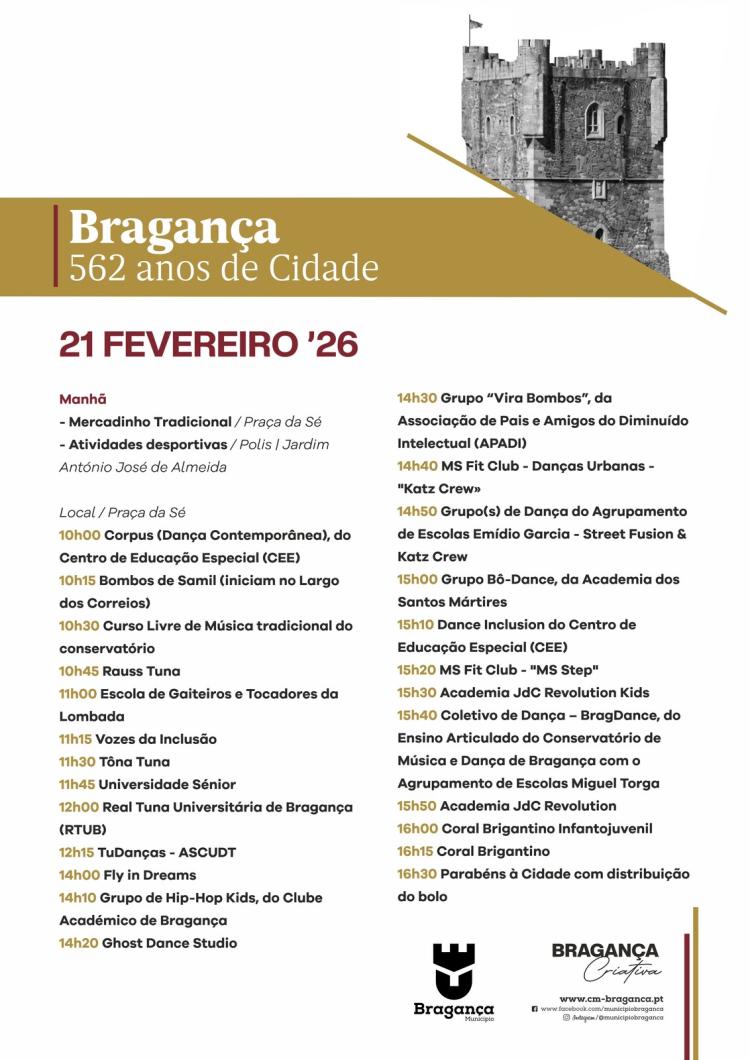 562 anos Bragança Cidade