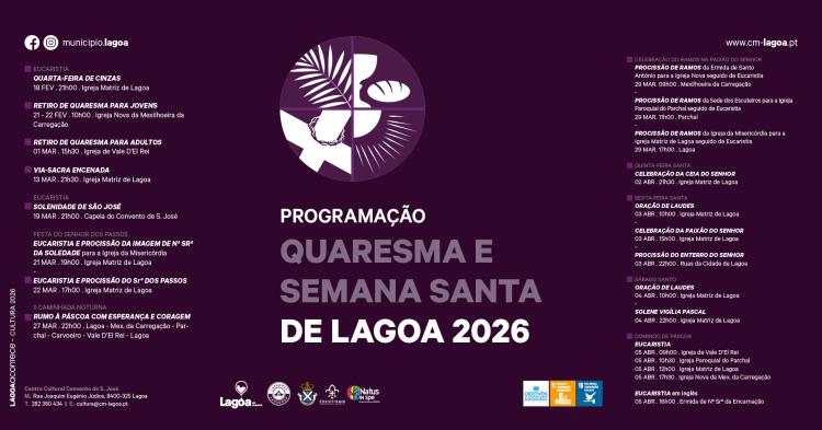 Quaresma e Semana Santa 2026