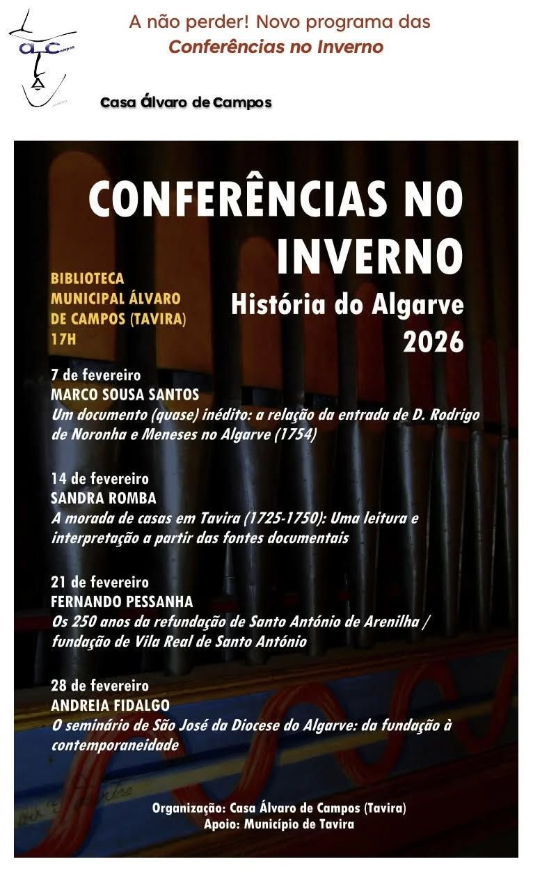 Conferências no Inverno – História do Algarve 2026