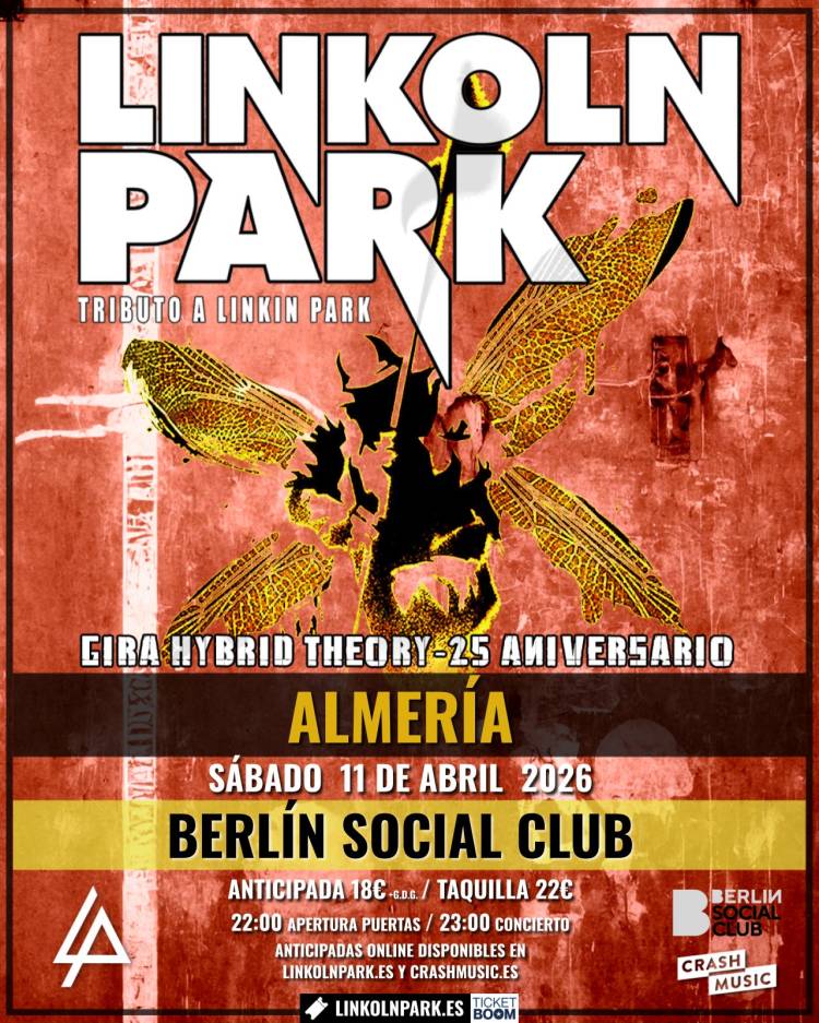 Linkoln Park (Tributo a Linkin Park) en ALMERÍA 2026