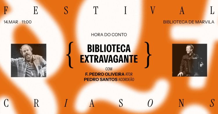 Biblioteca Extravagante com F. Pedro Oliveira e Pedro Santos (acordeonista)