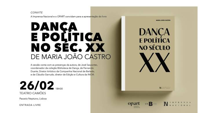 Lançamento do Livro 'Dança e Política no Século XX'