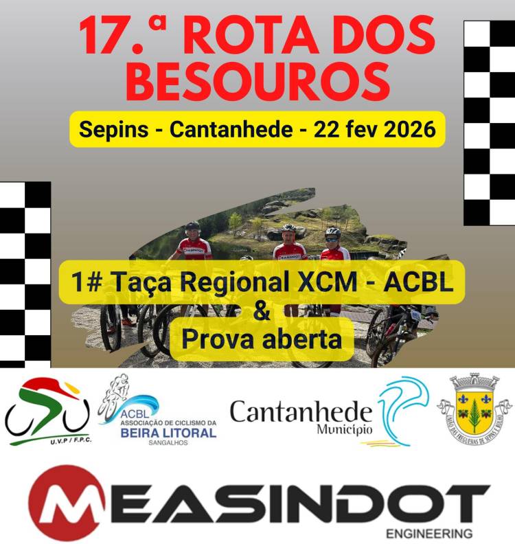 17.ª Rota dos Besouros - 1.ª Etapa da Taça Regional XCM ACBL 2026