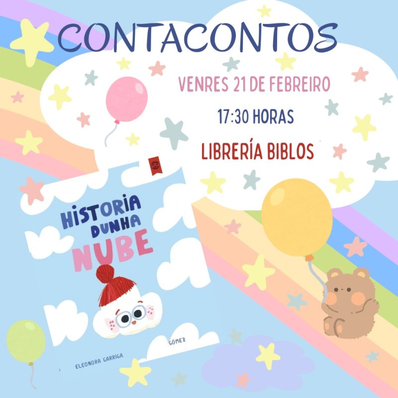 HISTORIA DUNHA NUBE | Contacontos na Librería Biblos