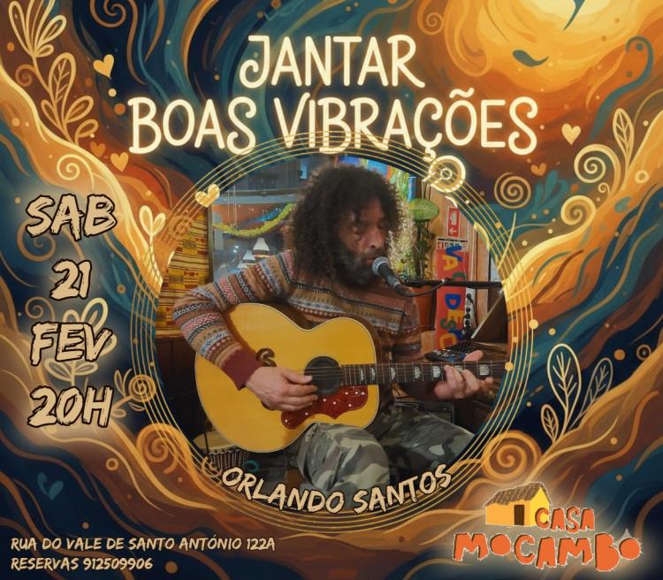 Jantar Boas Vibrações com Orlando Santos