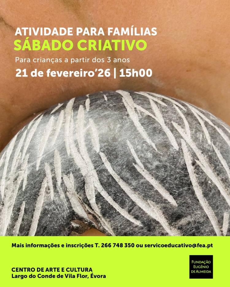 Atividade para famílias 'SÁBADO CRIATIVO' 