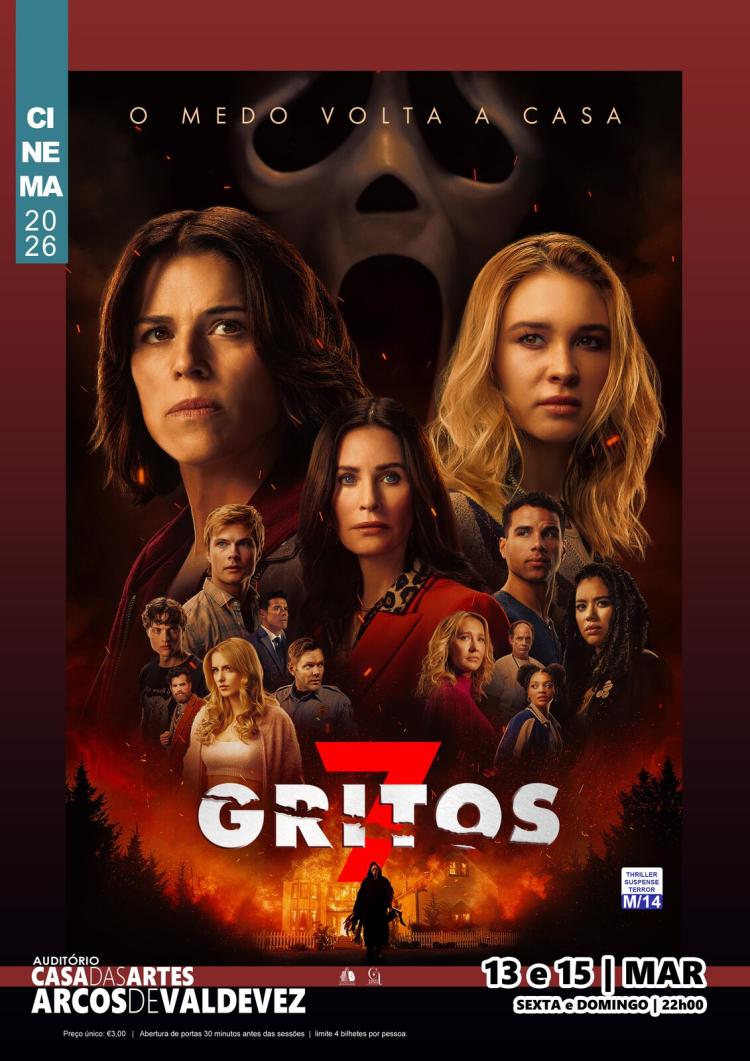 Exibição do filme 'Gritos 7'