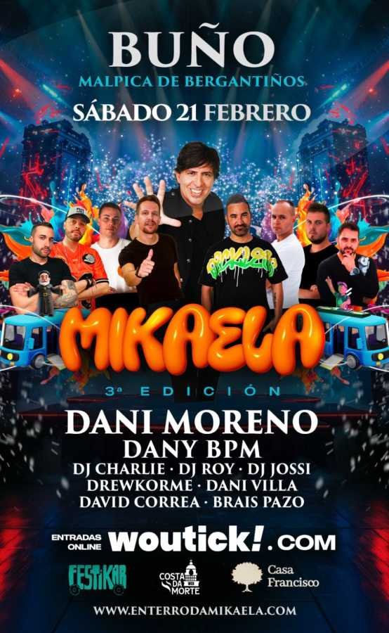 Enterro da Mikaela 2026 en Buño