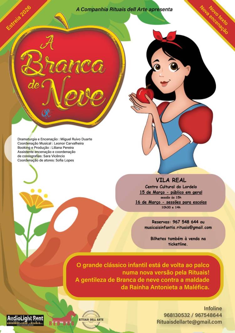 musical BRANCA DE NEVE em Vila Real