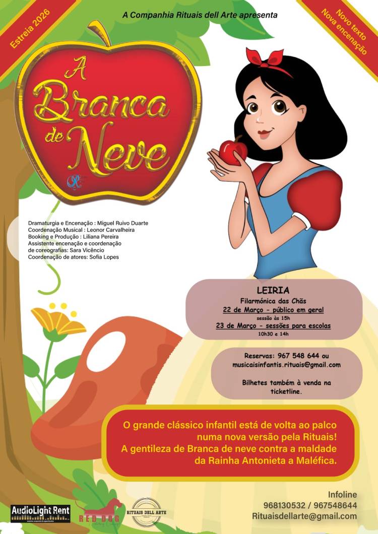 musical BRANCA DE NEVE em LEIRIA