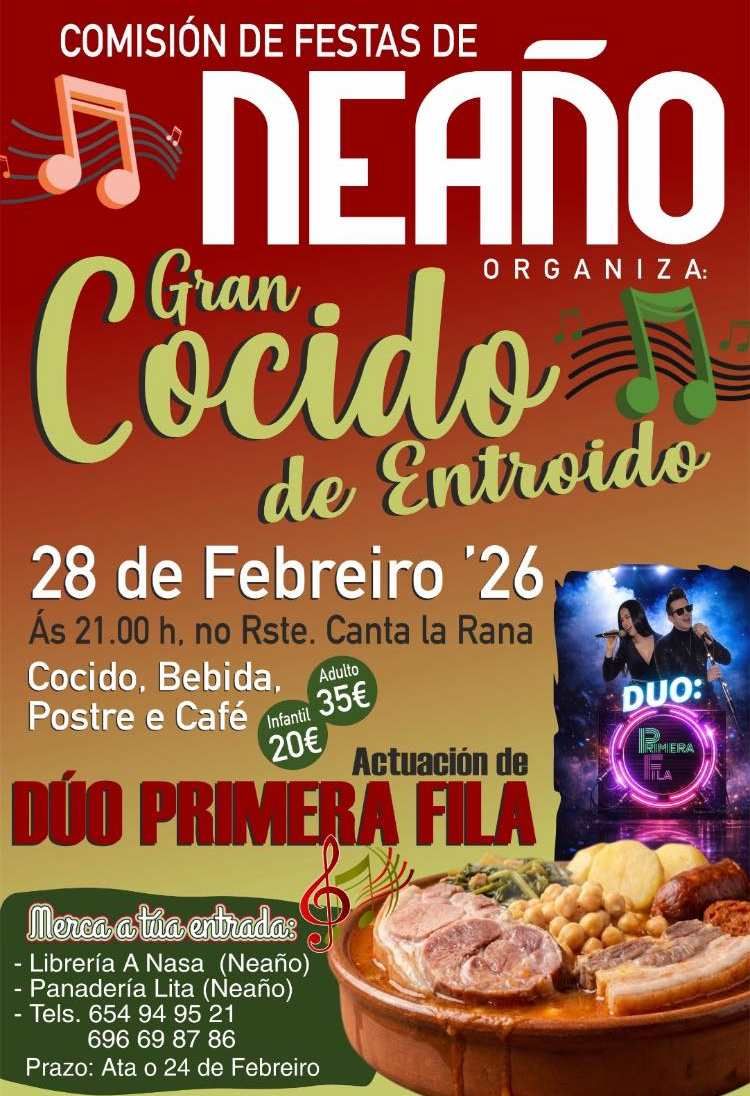 Gran Cocido de Entroido en Neaño