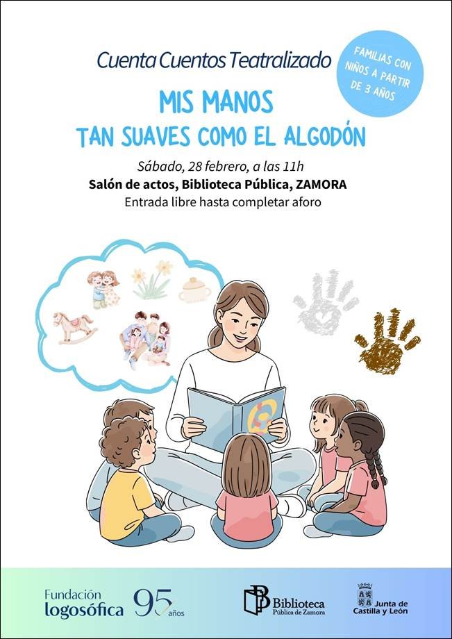 Cuentacuentos: Mis manos tan suaves como el algodón