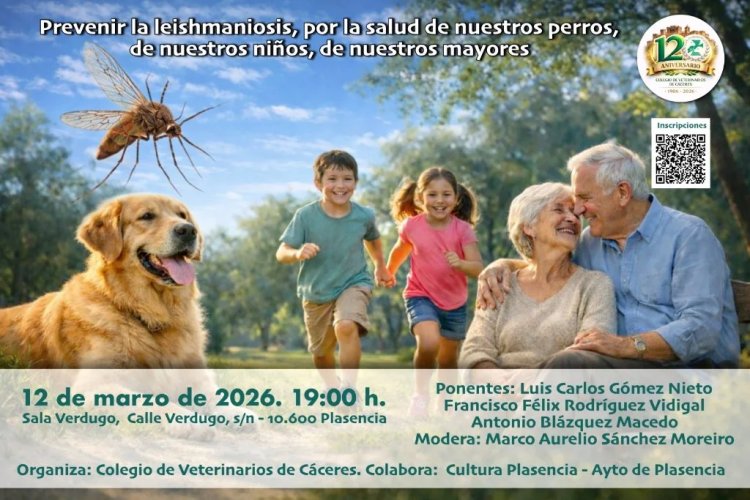 Conferencia: 'Prevenir la leishmaniosis'