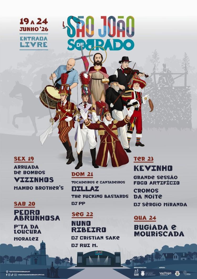 São João de Sobrado regressa de 19 a 24 de junho