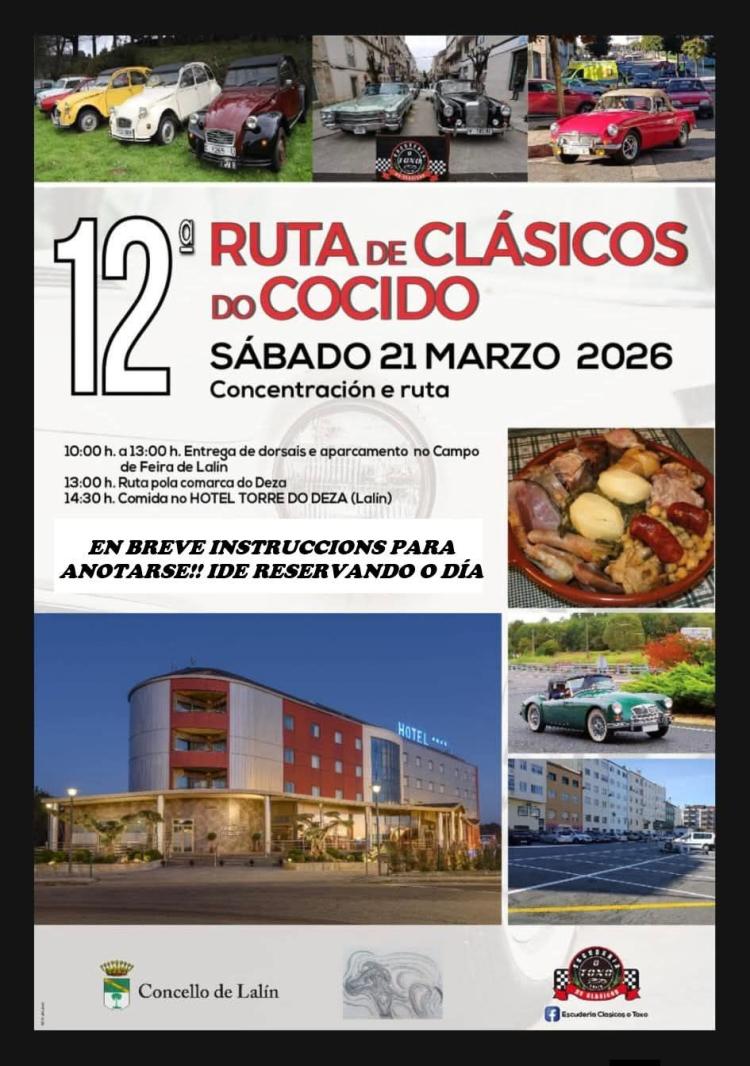 12° Ruta de clasicos do cocido Lalín 