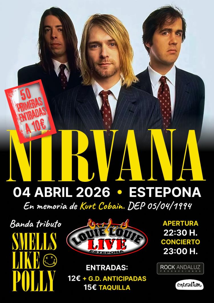 Smells Like Polly - Tributo a Nirvana en ESTEPONA