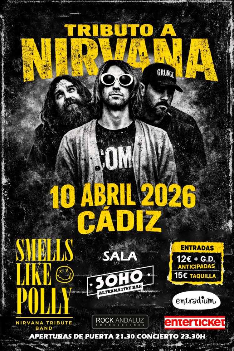 Smells Like Polly en Cádiz (Tributo a Nirvana)