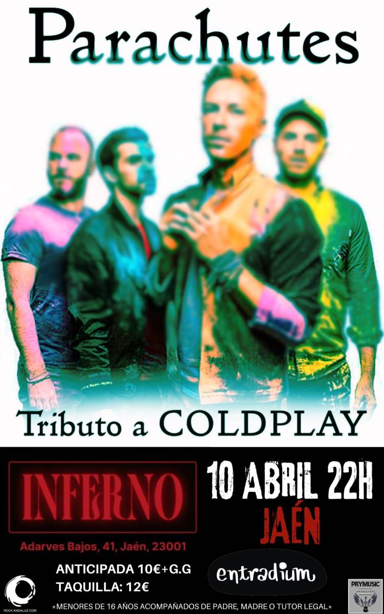 Tributo a Coldplay en Jaén - PARACHUTES
