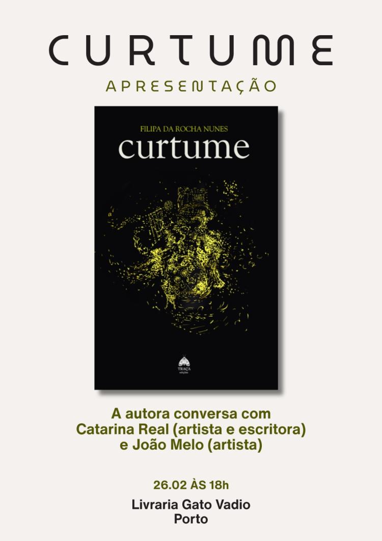 Lançamento de CURTUME, de Filipa da Rocha Nunes