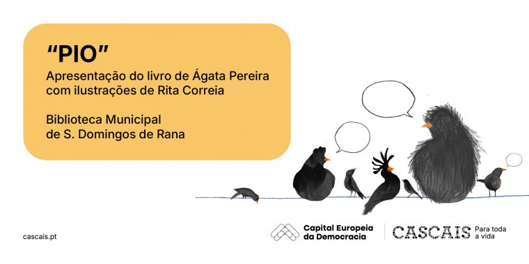 Apresentação do livro 'PIO', de Ágata Pereira com ilustrações de Rita Correia