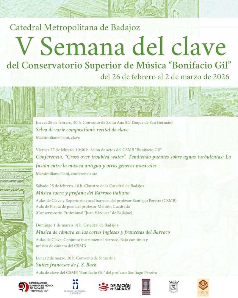 V Semana del clave – Selva di varie compositioni: recital de clave