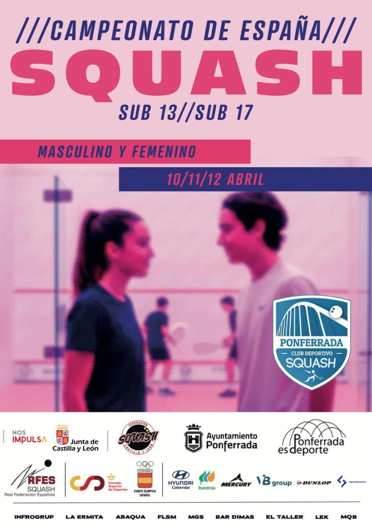 CAMPEONATO DE ESPAÑA DE SQUASH CATEGORIAS SUB13 Y SUB17
