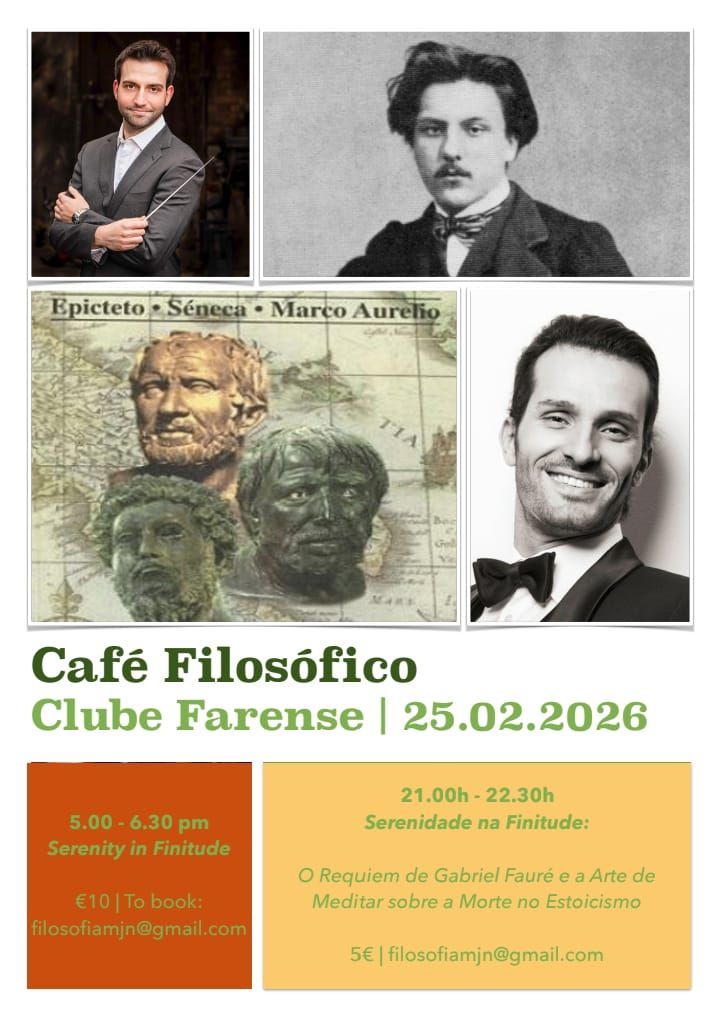 Café Filosófico - Serenidade na Finitude