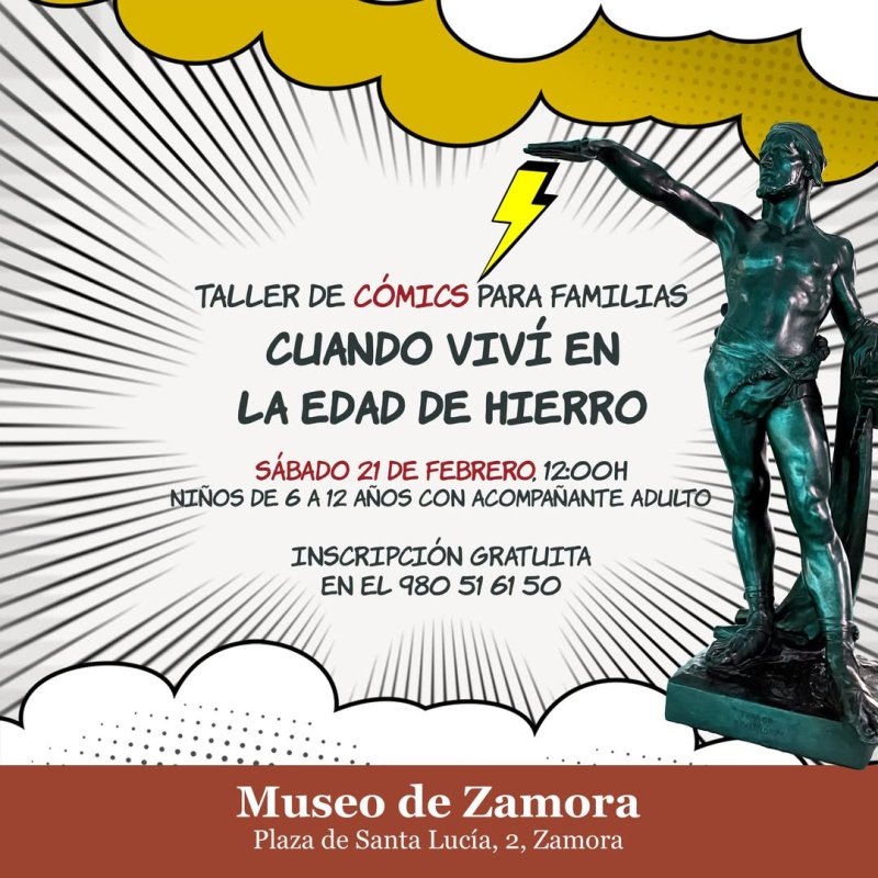 Taller de Cómics para Familias en el Museo de Zamora