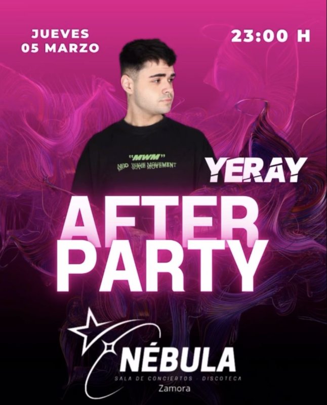 After Party con Yeray en Sala Nébula