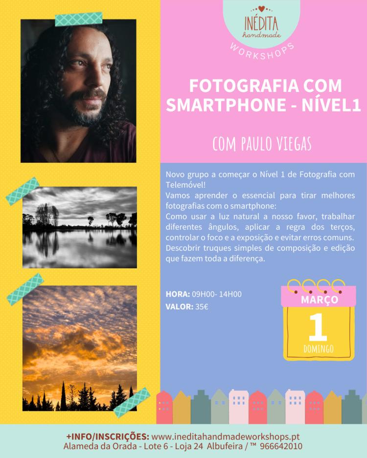 FOTOGRAFIA COM SMARTPHONE NÍVEL 1 