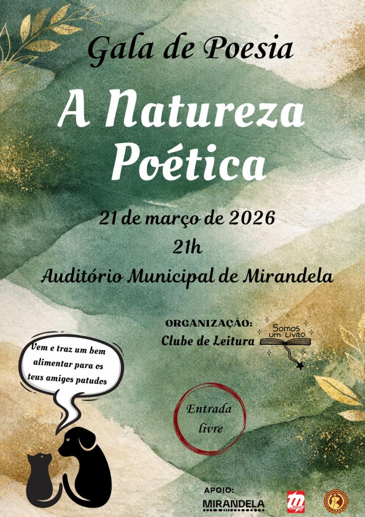 Gala de Poesia 'A Natureza Poética' | Clube de Leitura - Somos um Livro