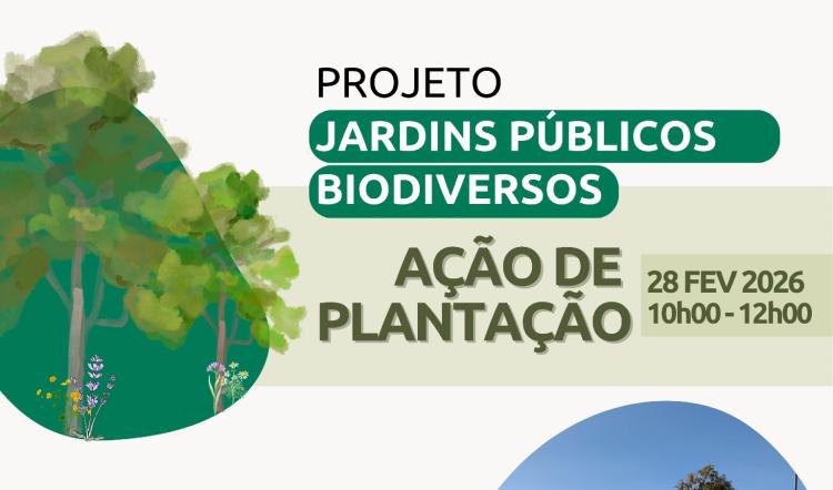 Jardins Públicos Biodiversos -  Ação de Plantação